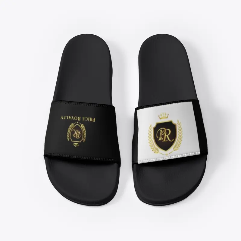 Price Royalty Black and White Flip Flops